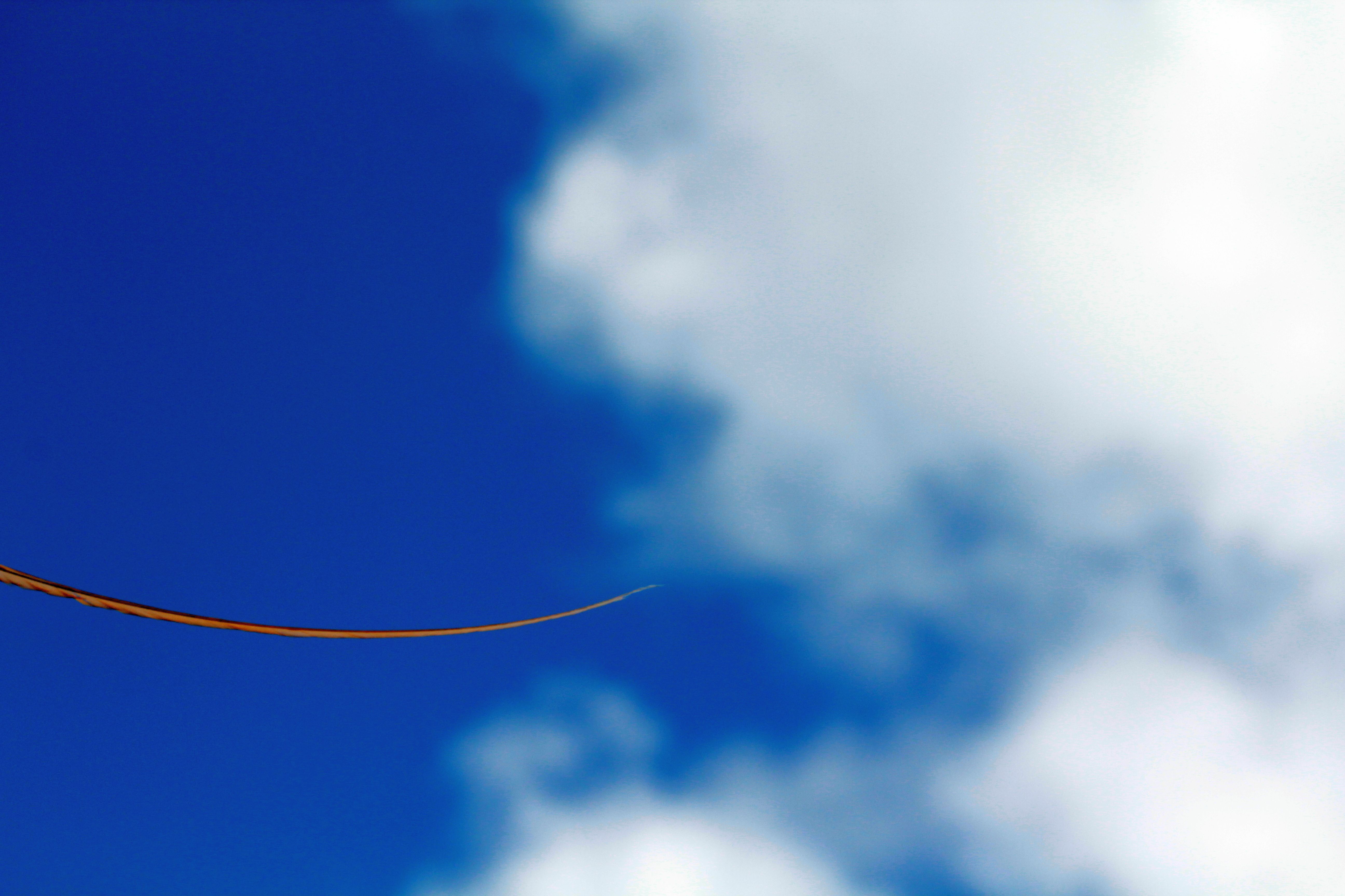 A golden bosun's tail in the clouds